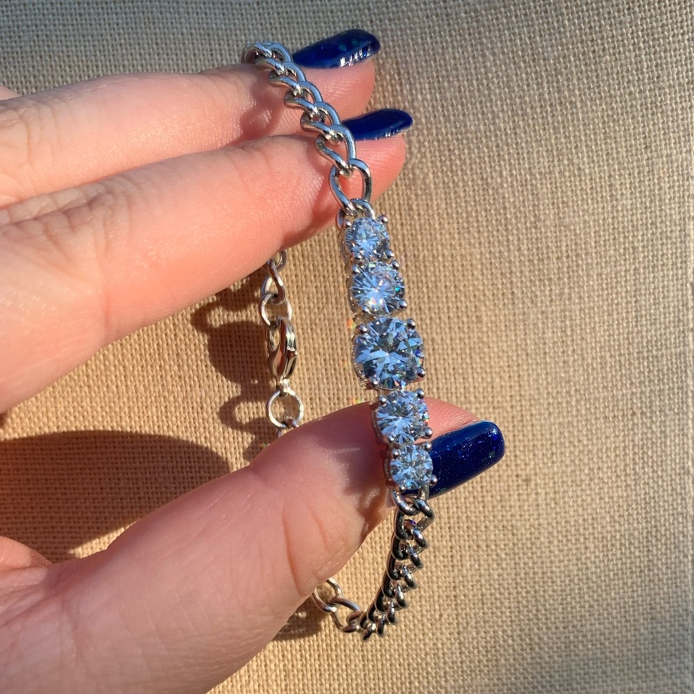 Quality Rhinestone Chain Bracelet - image 5
